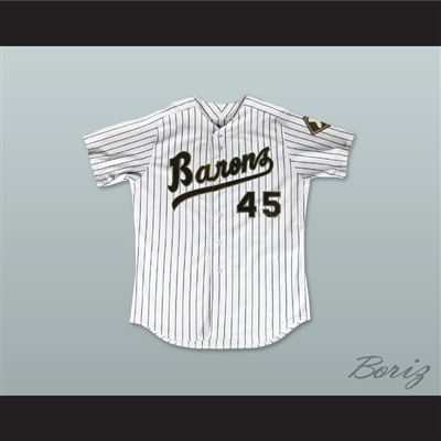 Michael Jordan 45 Birmingham Barons Pinstriped Baseball Jersey New