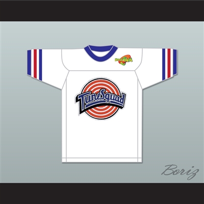 Michael Jordan 23 Tune Squad Football Jersey with Space Jam Patch