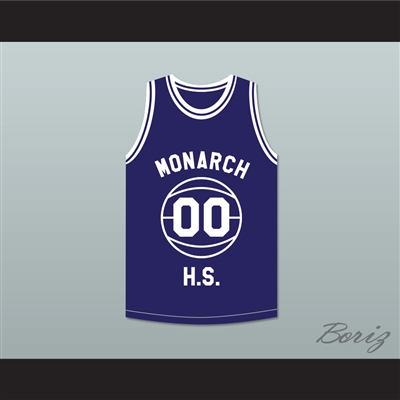 Duane Martin Kyle Lee Watson 00 Monarch High School Blue Practice Basketball Jersey Above The Rim