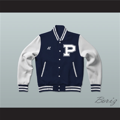 Al Bundy Polk High School Dark Blue Varsity Letterman Jacket-Style Sweatshirt Married With Children