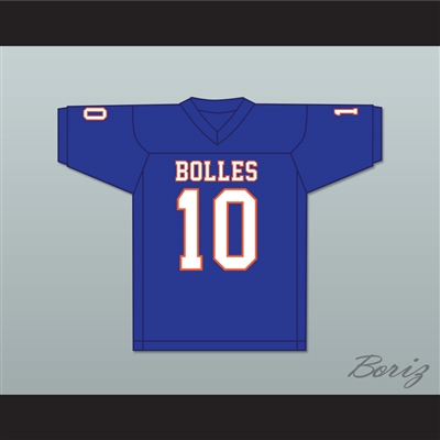 Mac Jones 10 The Bolles School Bulldogs Blue Football Jersey 2