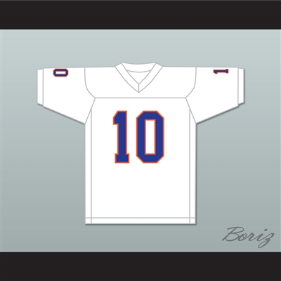 Mac Jones 10 The Bolles School Bulldogs White Football Jersey 1
