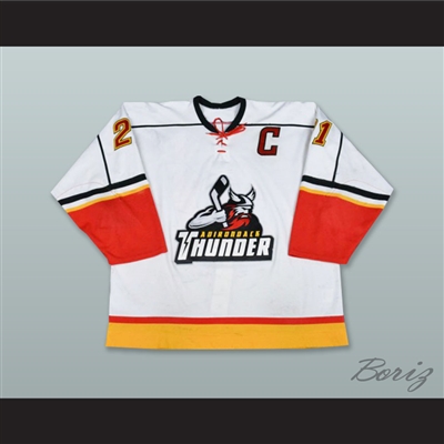MacArthur 21 Adirondack Thunder White Hockey Jersey