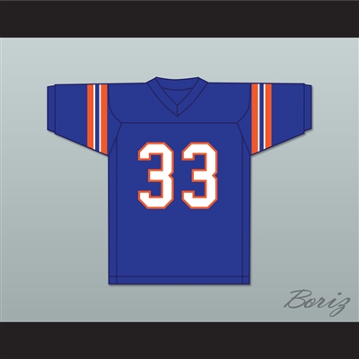Malik Token 33 John Hughes High School Wasps Blue Football Jersey Not Another Teen Movie