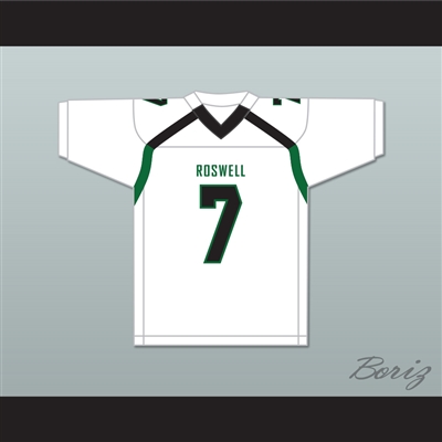 Malik Willis 7 Roswell High School Hornets White Football Jersey 1