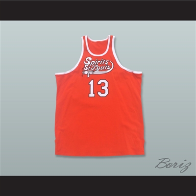 Moses Malone 13 Spirits of St. Louis Basketball Jersey