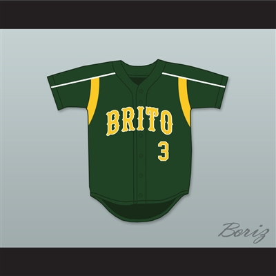 Manny Machado 3 Brito Miami Private School Panthers Dark Green Baseball Jersey 2