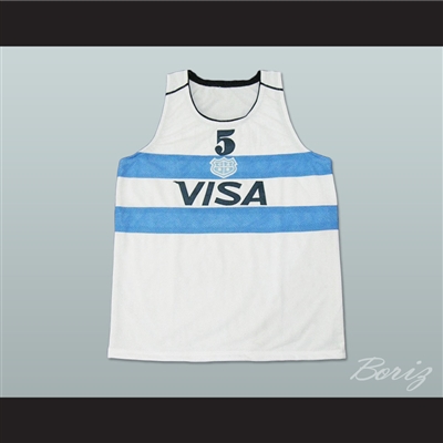 Manu Ginobili 5 Argentina Basketball Jersey