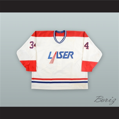 Marc Legault 34 St. Hyacinthe Laser White Hockey Jersey