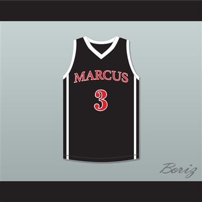 Marcus Smart 3 Edward S. Marcus High School Marauders Black Basketball Jersey 1