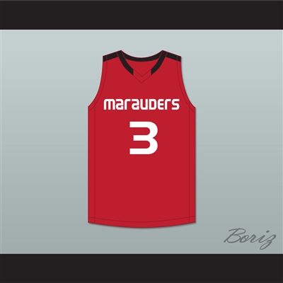 Marcus Smart 3 Edward S. Marcus High School Marauders Red Basketball Jersey 1