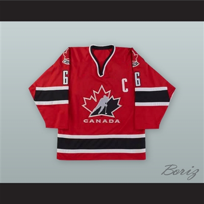 Mario Lemieux 66 Canada National Team Red Hockey Jersey