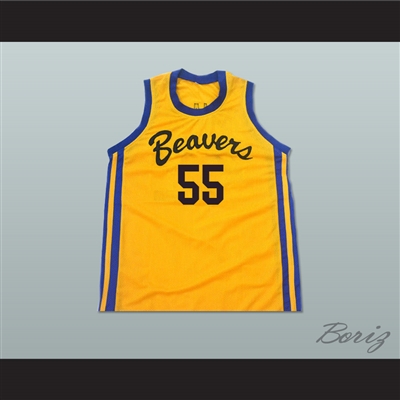Mark Holton Chubby 55 Beacon Beavers Basketball Jersey