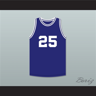 Mark Price 25 Enid High School Plainsman Navy Blue Basketball Jersey 1