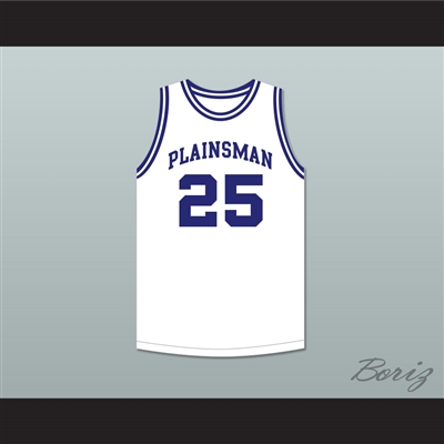 Mark Price 25 Enid High School Plainsman White Basketball Jersey 2