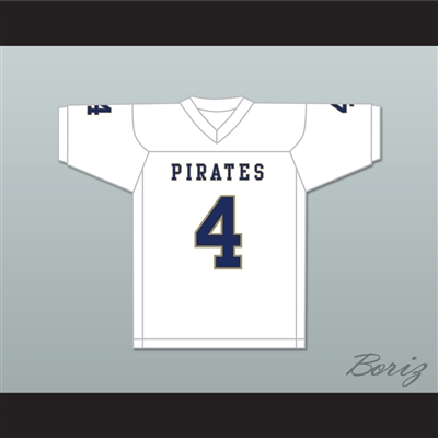Markiese King 4 Independence Community College Pirates White Football Jersey