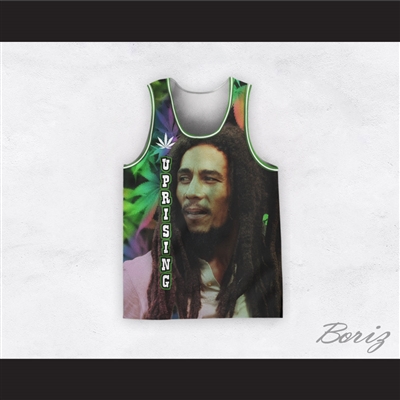 Bob Marley 06 Uprising Ganja Basketball Jersey