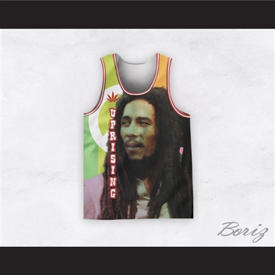 Bob Marley 06 Uprising Striped Basketball Jersey