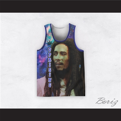 Bob Marley 06 Uprising Night Stars Basketball Jersey