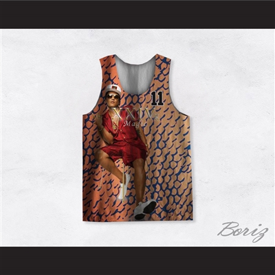Bruno Mars 11 XXIV K Magic Basketball Jersey