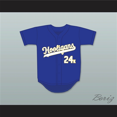 Mars 24K Hooligans Blue Baseball Jersey
