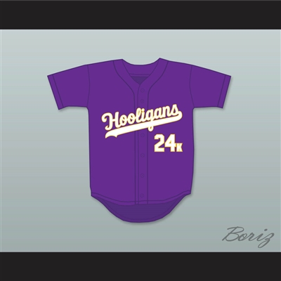 Mars 24K Hooligans Purple Baseball Jersey
