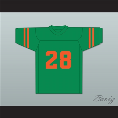 Marshall Faulk 28 G. W. Carver High School Rams Kelly Green Football Jersey 1