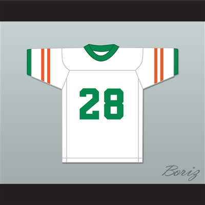 Marshall Faulk 28 G. W. Carver High School Rams White Football Jersey 1