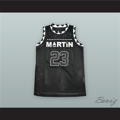 Martin Payne 23 Black Basketball Jersey