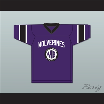 Martin Payne 23 Morris Brown College Wolverines Purple Football Jersey