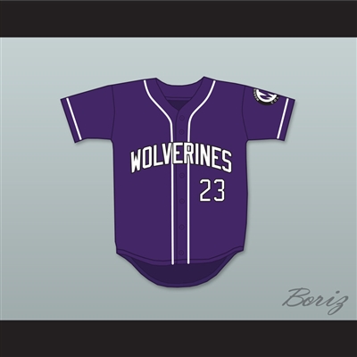 Martin Payne 23 Morris Brown College Wolverines Purple Baseball Jersey