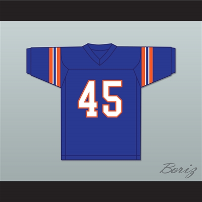 Marty 45 John Hughes High School Wasps Blue Football Jersey Not Another Teen Movie