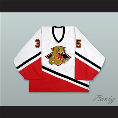 Marty Maurice 34 Prince George Cougars White Hockey Jersey