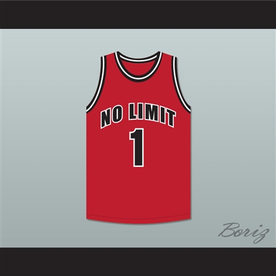 Master P 1 No Limit Red Basketball Jersey