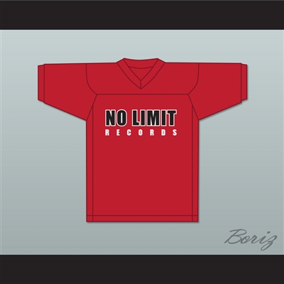 Master P 96 Ice Cream Man No Limit Records Red Football Jersey