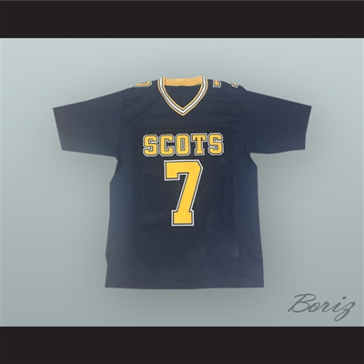 Matthew Stafford 7 Highland Park High School Scots Dark Blue Football Jersey