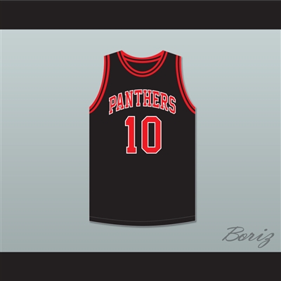 Maurice Cheeks 10 DuSable High School Panthers Black Basketball Jersey 1