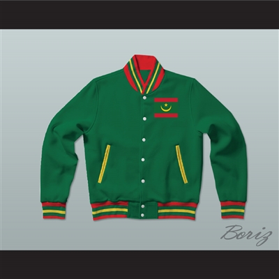 Mauritania Varsity Letterman Jacket-Style Sweatshirt