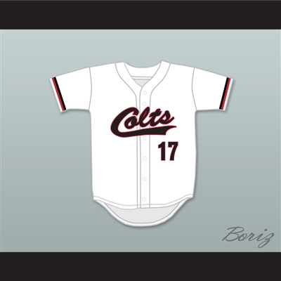 Max Scherzer 17 Parkway Central High School Colts White Baseball Jersey 1