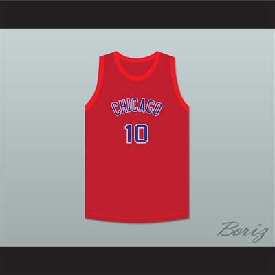Max Zaslofsky 10 Chicago Stags Red Basketball Jersey
