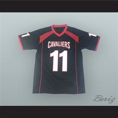 Baker Mayfield 11 Lake Travis High School Cavaliers Black Football Jersey