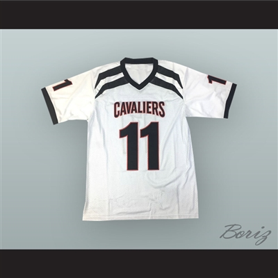 Baker Mayfield 11 Lake Travis High School Cavaliers White Football Jersey