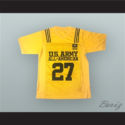Christian McCaffrey 27 U.S. Army High School All-American Yellow Football Jersey