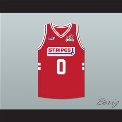 Brian 'B Faydes' McFayden 0 Stripes Basketball Jersey Rock N' Jock All Star Jam 2002