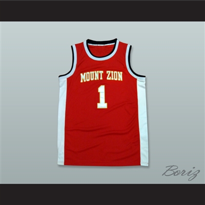 Tracy McGrady 1 Mount Zion Christian Academy Maroon Basketball Jersey