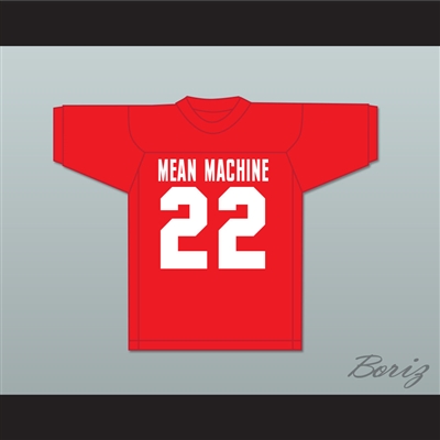 Burt Reynolds 22 Paul Crewe Mean Machine Convicts Red Football Jersey