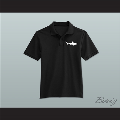 Coaching Staff Miami Sharks Black Polo Shirt Any Given Sunday