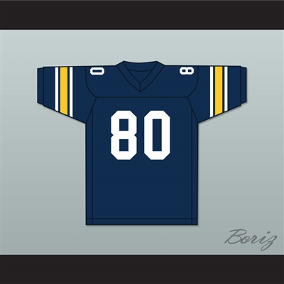 Michael Irvin 80 St. Thomas Aquinas High School Raiders Dark Blue Football Jersey 1