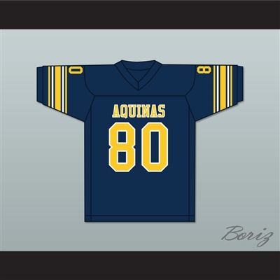 Michael Irvin 80 St. Thomas Aquinas High School Raiders Dark Blue Football Jersey 2