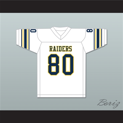 Michael Irvin 80 St. Thomas Aquinas High School Raiders White Football Jersey 2